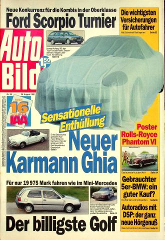Deckblatt Auto Bild (35/1991)
